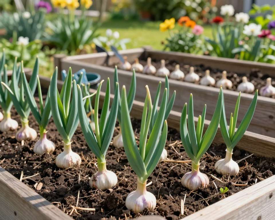 Knoblauch im Hochbeet erfolgreich anbauen