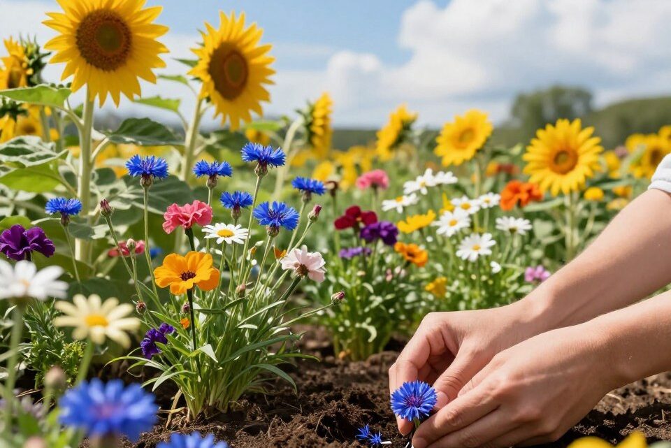Kornblumen säen: Anleitung für prächtige Blüten