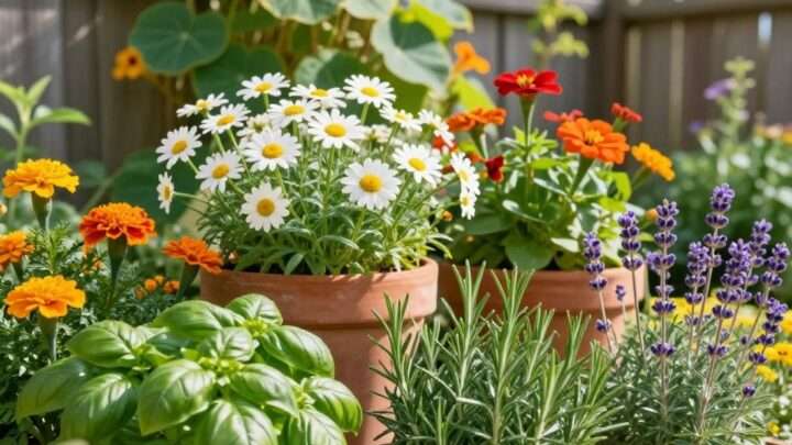 Kräuter und Blumen zusammen pflanzen – Anleitung