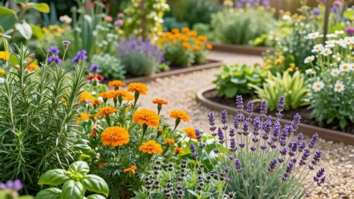 Kräuter und Blumen zusammen pflanzen: Ihr Ratgeber