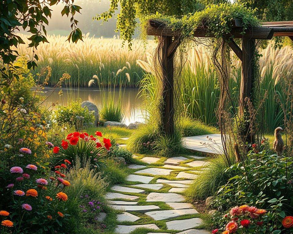 kreative Elemente Naturgarten kreative Elemente Naturgarten