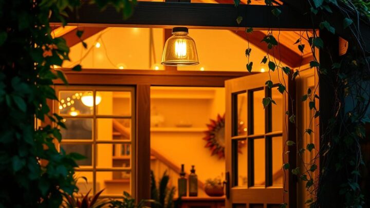 Lampe im Gartenhaus montieren – Schritt für Schritt