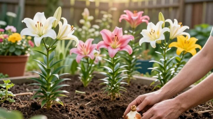 Lilien pflanzen im Garten: Schritt-für-Schritt