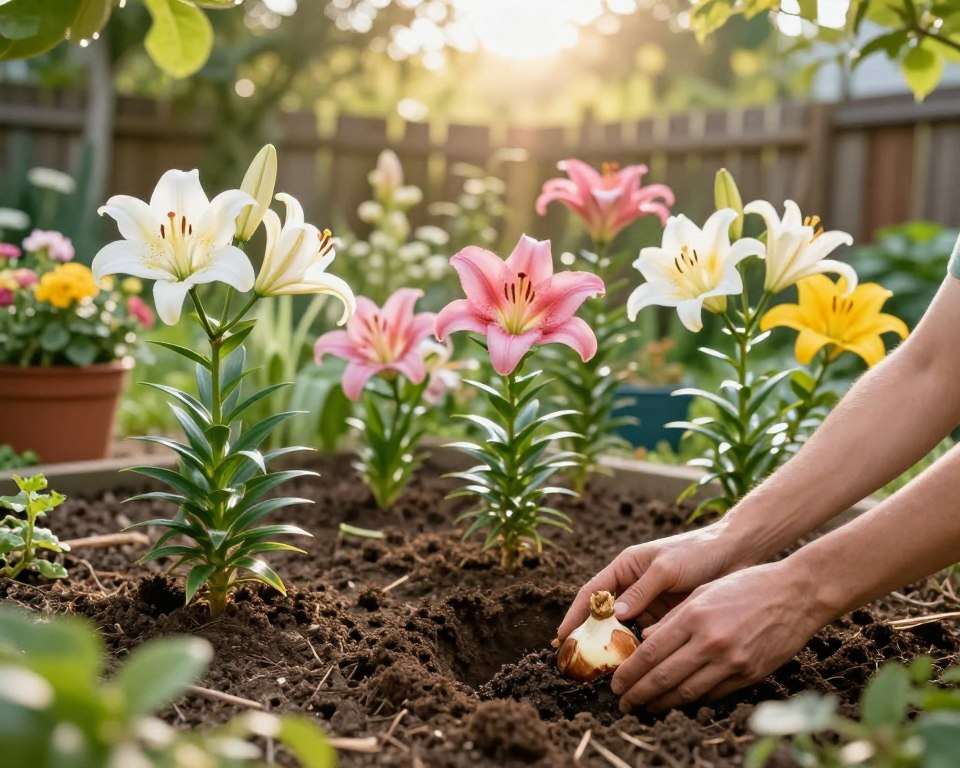 Lilien pflanzen im Garten: Schritt-für-Schritt