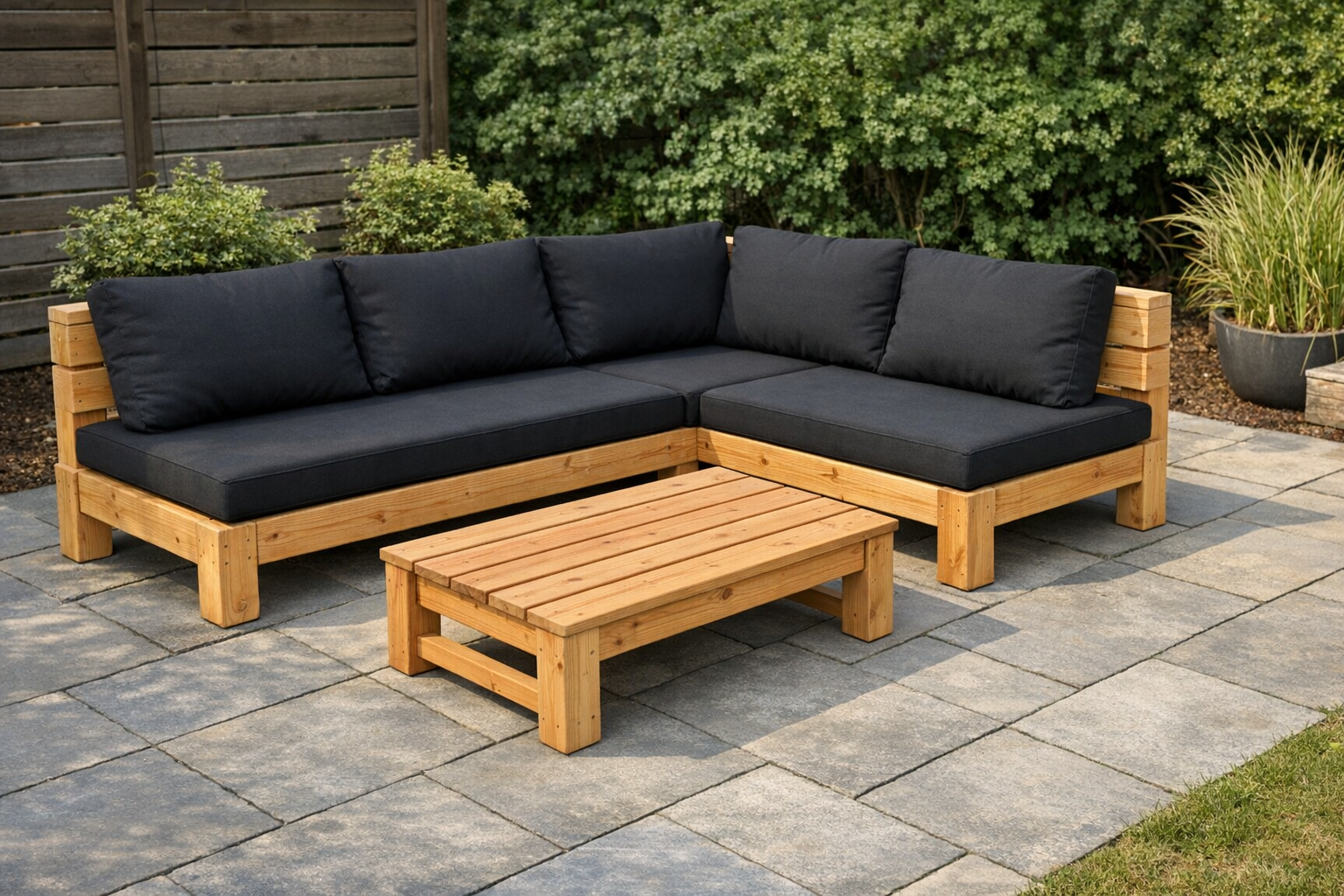 Loungegarnitur selber bauen – Bauanleitung Schritt für Schritt