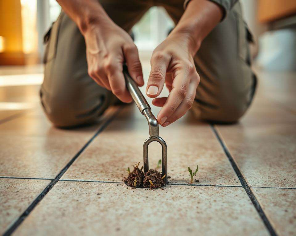 manuelle Unkrautentfernung