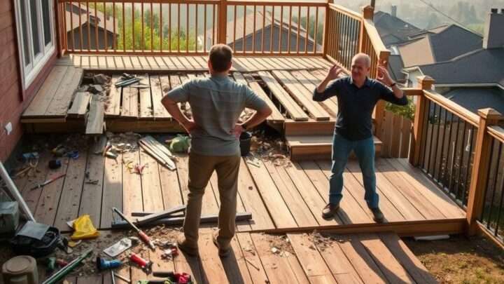 meist gemachte Fehler bei der Montage einer Terrasse