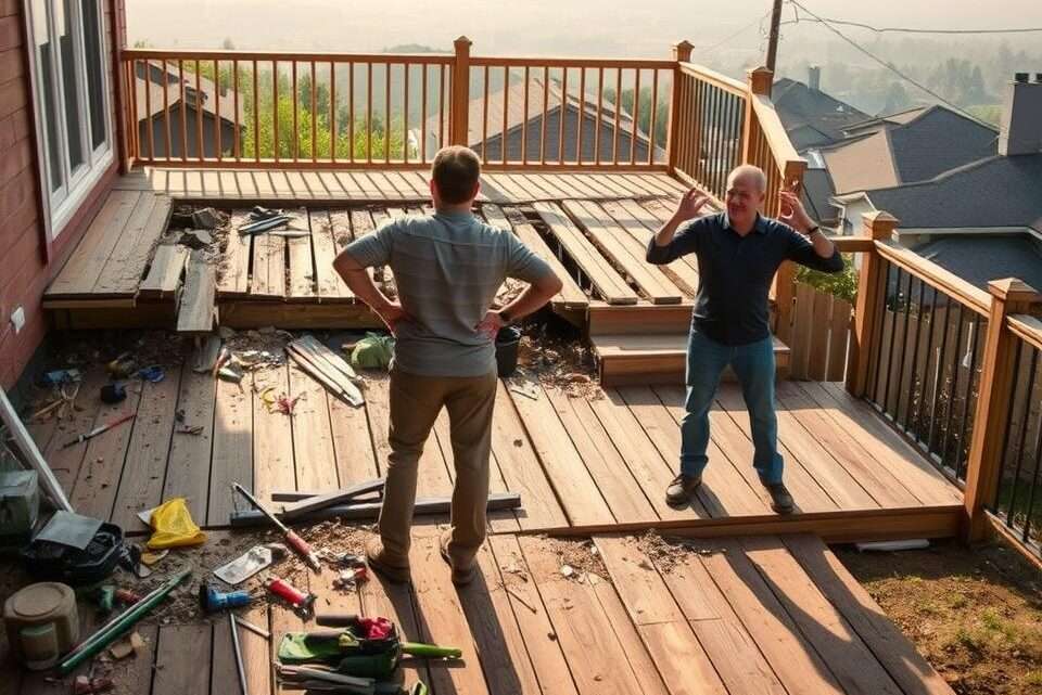 meist gemachte Fehler bei der Montage einer Terrasse