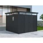 Metall Gerätehaus Modell Style 7,56 m² Anthrazit| Rabatt: 39%|3x2m