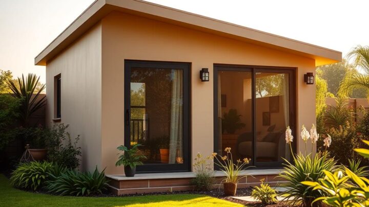 Modern Gartenhaus streichen Ideen für Ihren Garten