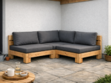 Modulare Gartenlounge selber bauen – Bauanleitung Schritt für Schritt