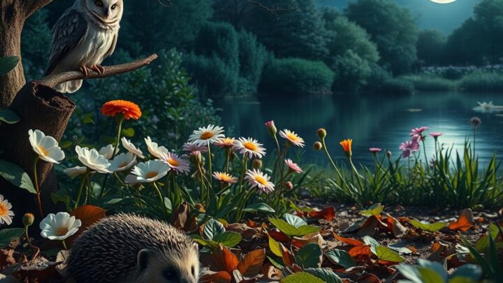 Nachtaktive Tiere im Garten