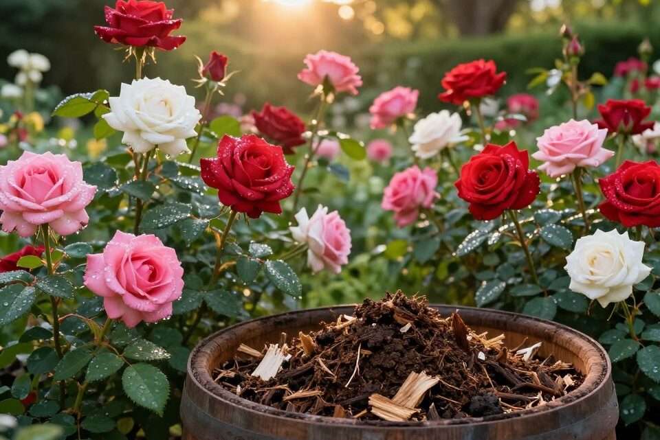 Natürlicher Rosendünger: Rosen biologisch düngen