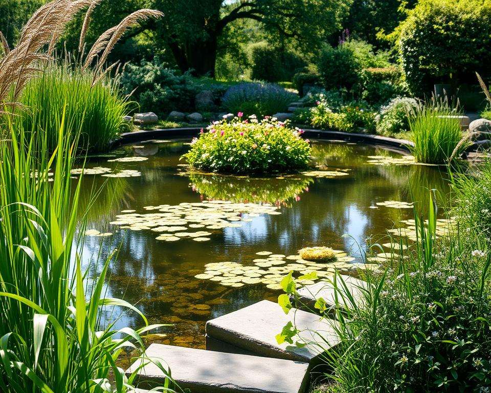 naturnaher Gartenteich Gestaltung