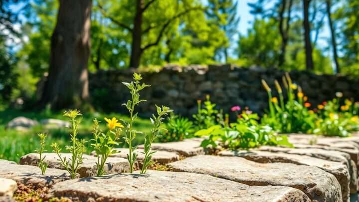 Natursteinmauer bepflanzen: Anleitung für Sie