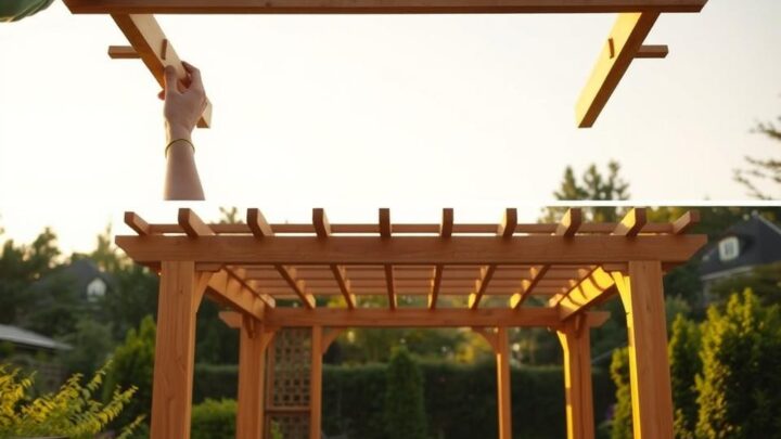 Pergola bauen Anleitung: Schritt für Schritt zum Ziel