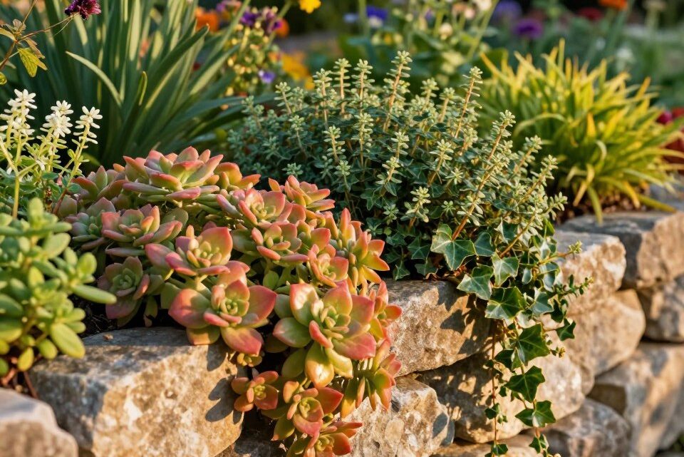 Pflanzen für Natursteinmauer: Beste Auswahl