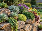 Pflanzen für Steinmauer richtig auswählen und setzen