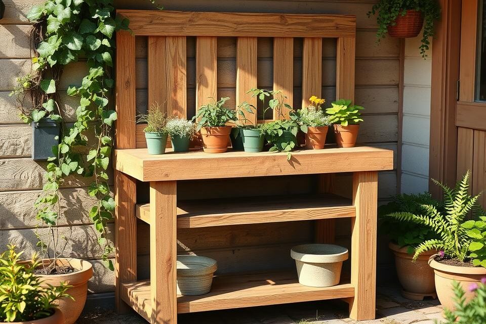 Pflanztisch selber bauen Landlust – DIY Gartenprojekt