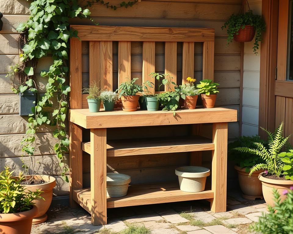 Pflanztisch selber bauen Landlust – DIY Gartenprojekt