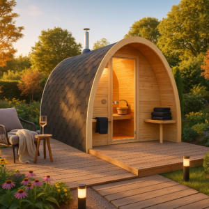 6x4m Fjordholz Pod-Sauna Modell 300 - Außensauna Bausat Unkategorisiert online kaufen 6x4m Fjordholz Pod-Sauna Modell 300 - Außensauna Bausat Unkategorisiert online kaufen