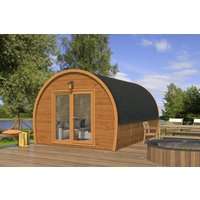 Premium Campinghaus Modell Western isoliert| Rabatt: 26%|6x4m