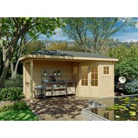 Fjordholz 5-Eck Gartenhaus Modell Evelyn 1C
