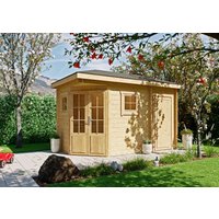 Fjordholz 5-Eck Gartenhaus Modell Evelyn 1D