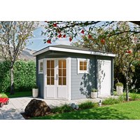 Fjordholz 5-Eck Gartenhaus Modell Evelyn 1D