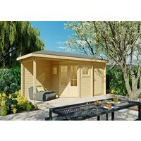 Fjordholz 5-Eck Gartenhaus Modell Evelyn 1E| Rabatt: 26%|4x3m