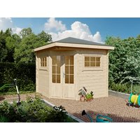 Fjordholz 5-Eck Gartenhaus Modell Evelyn 2A