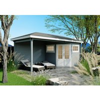 Fjordholz 5-Eck Gartenhaus Modell Evelyn 2C
