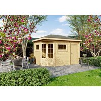 Fjordholz 5-Eck Gartenhaus Modell Evelyn 2D