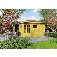 Fjordholz 5-Eck Gartenhaus Modell Evelyn 2D