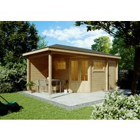 Fjordholz 5-Eck Gartenhaus Modell Evelyn 2E