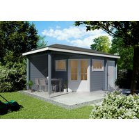 Fjordholz 5-Eck Gartenhaus Modell Evelyn 2E