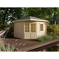 Fjordholz 5-Eck Gartenhaus Modell Evelyn 3A