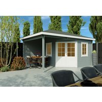 Fjordholz 5-Eck Gartenhaus Modell Evelyn 3B