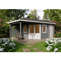 Fjordholz 5-Eck Gartenhaus Modell Evelyn 3E