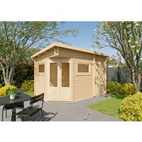 Fjordholz 5-Eck Gartenhaus Modell Leva 2D