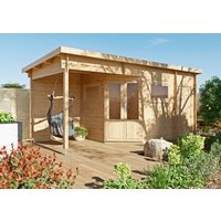 Fjordholz 5-Eck Gartenhaus Modell Leva 2E