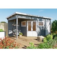 Fjordholz 5-Eck Gartenhaus Modell Leva 2E