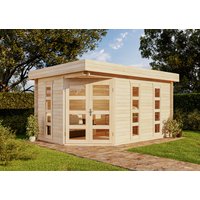 5-Eck Gartenhaus Modell Lindau-40