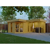 Fjordholz 5-Eck Gartenhaus Modell Miro 28