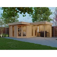 Fjordholz 5-Eck Gartenhaus Modell Miro 28| Rabatt: 26%|6x5m