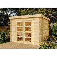 B-Ware Gartenhaus Paloma Sol - Anthrazit