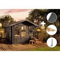 ECO Set - Gartenhaus  Palermo - grau