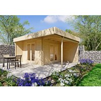 Fjordholz Flachdach Gartenhaus Modell Aaron 28| Rabatt: 26%|5x4m