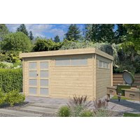 Flachdach Gartenhaus Modell Nelo 44 C| Rabatt: 26%