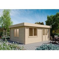 Fjordholz Flachdach Gartenhaus Modell Orka 28 A